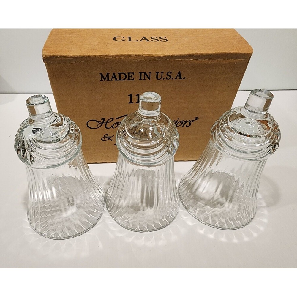 Home Interiors  Renaissance Glass Peg Votives 1195  Set of 3